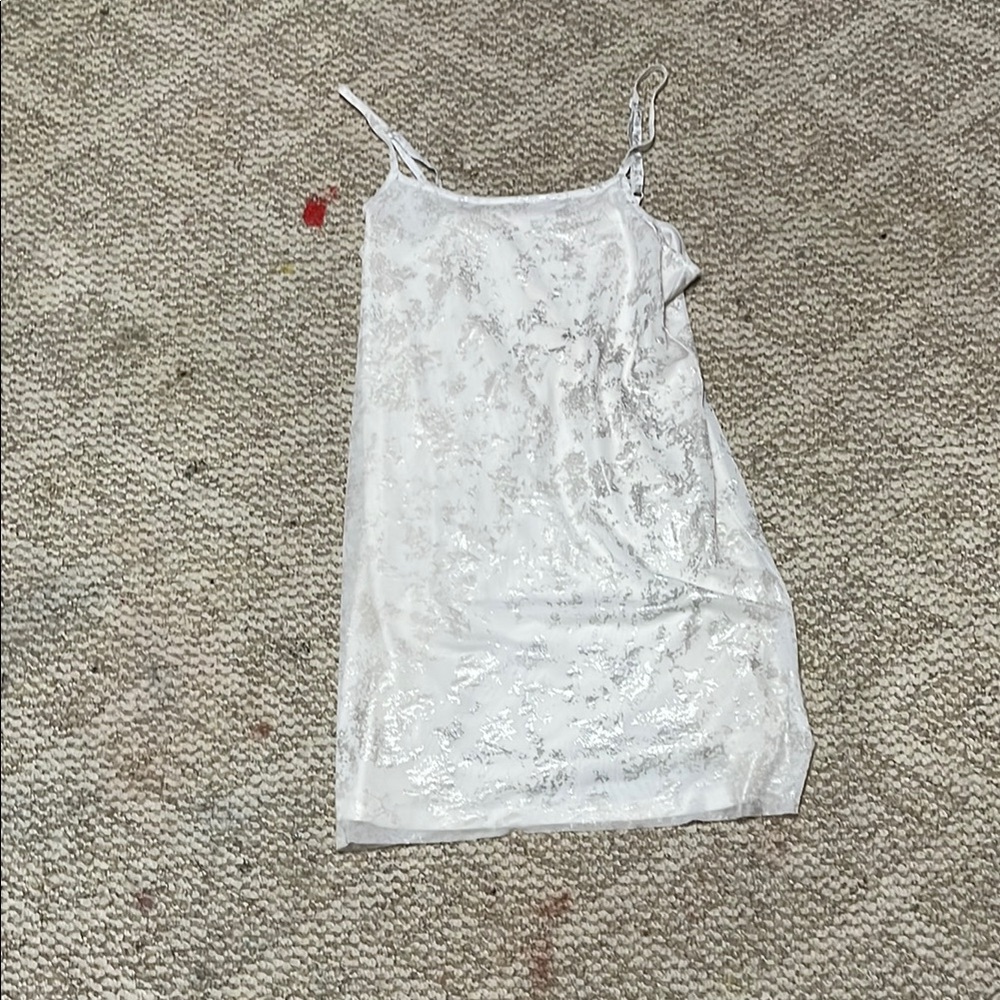 Elegant White Lace Slip Dress